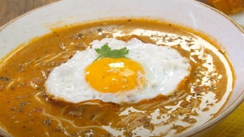 Receta de Sopa criolla peruana