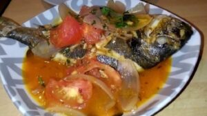 Receta de sudado de pescado peruano