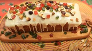 Recta de keke frutado peruano